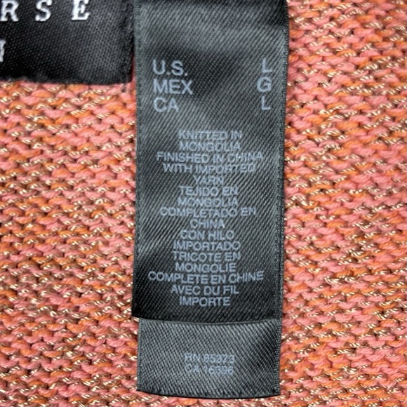 Crazy Horse Collection Embroidered Sweater Womens Size Large Floral Whimsigoth - Picture 9 of 9